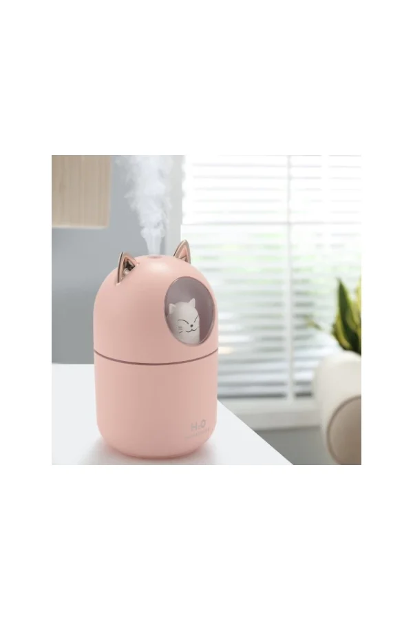 Sevimli Kedi Tasarımlı H2O Nemlendirici
