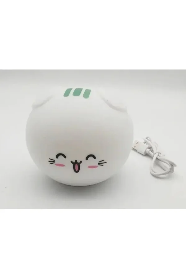 Sevimli Kedi Temalı Dokunmatik Gece Lambası