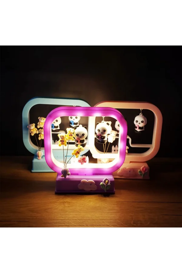 Sevimli Müzikli Panda Dekoratif Işık