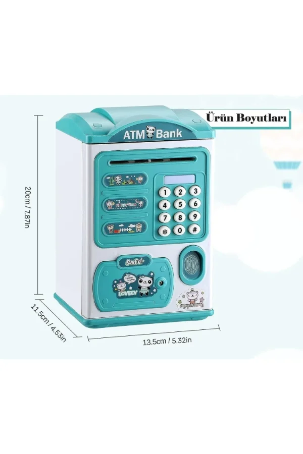 Sevimli Tasarımlı Şifreli ATM Kumbara