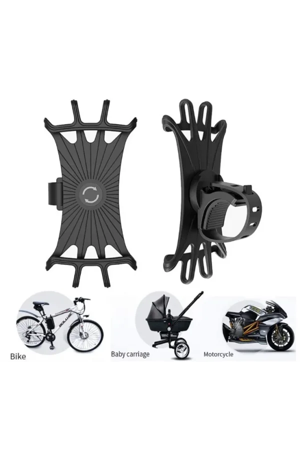 Silikon Esnek Bisiklet Telefon Tutucu