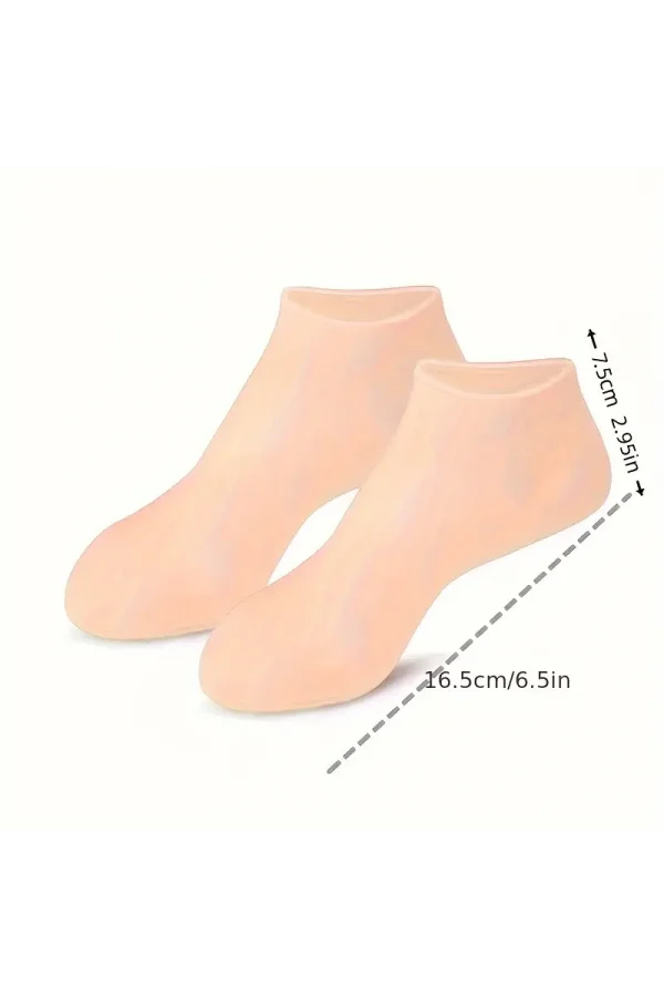 Silikon Jel Ayak Nemlendirici Çorap