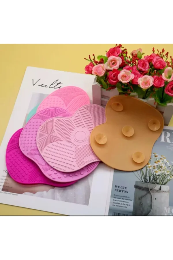 Silikon Makyaj Temizleme Matı