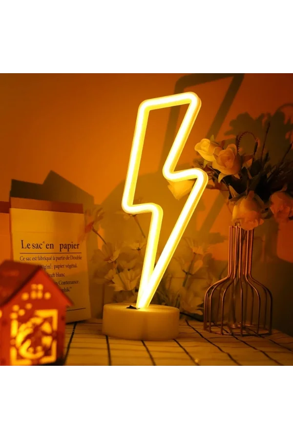 Şimşek Neon LED Lamba