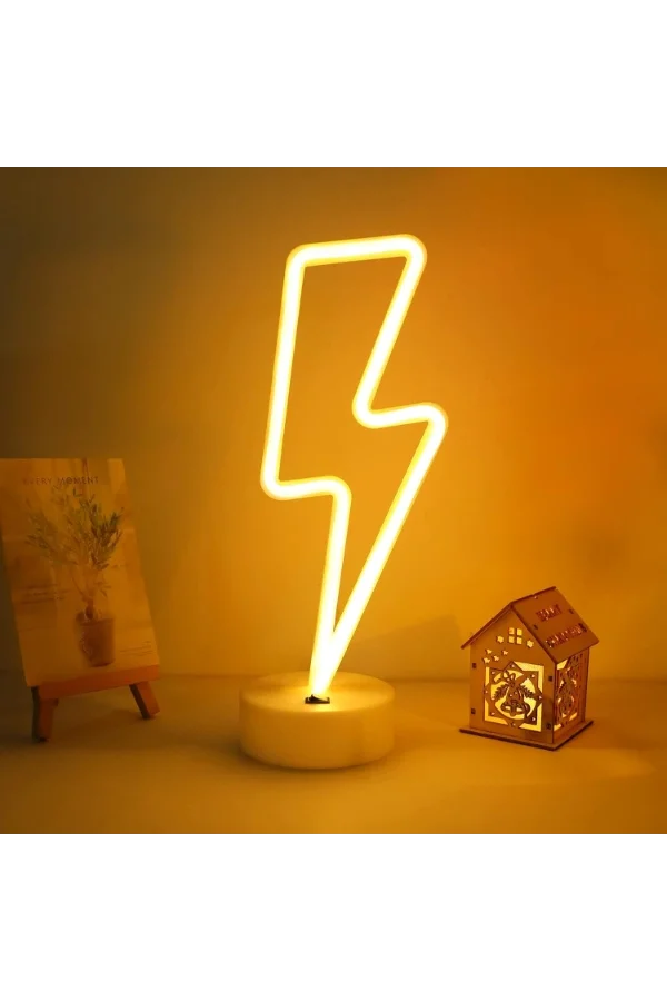 Şimşek Neon LED Lamba
