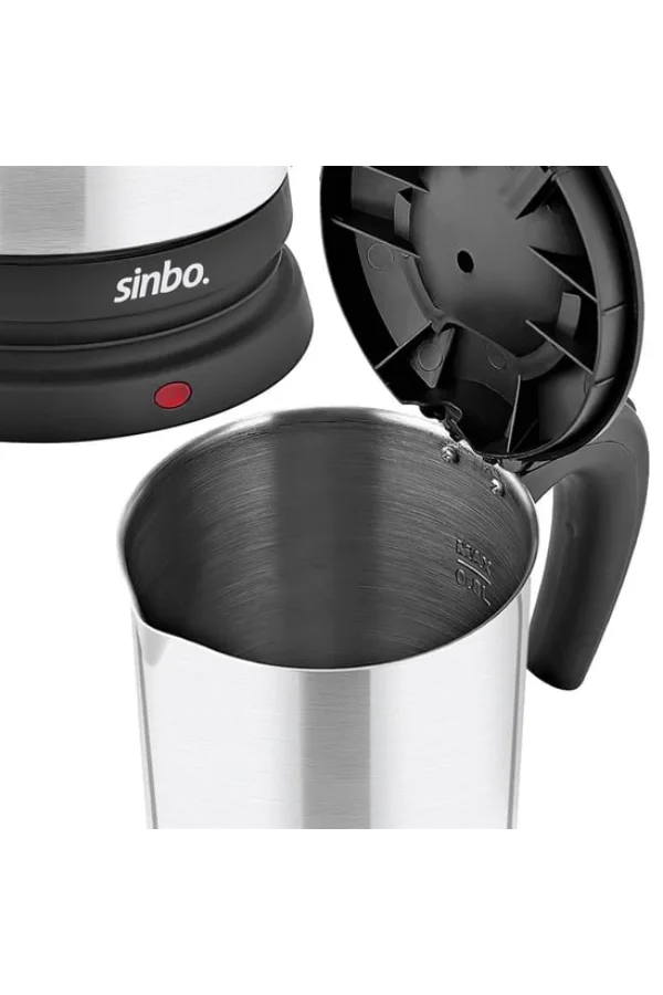 Sinbo Araç İçi Kettle Paslanmaz Çelik