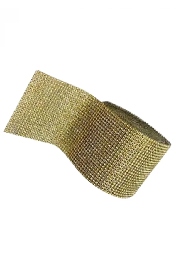 Sıralı Taş Şerit 24lü Altın 1 Metre