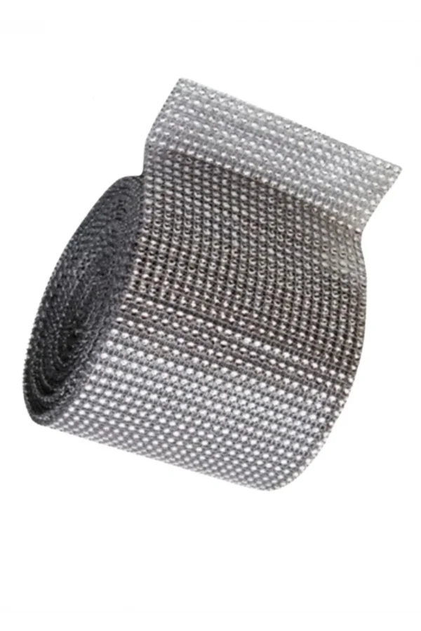 Sıralı Taş Şerit 24lü Gümüş 10 Metre