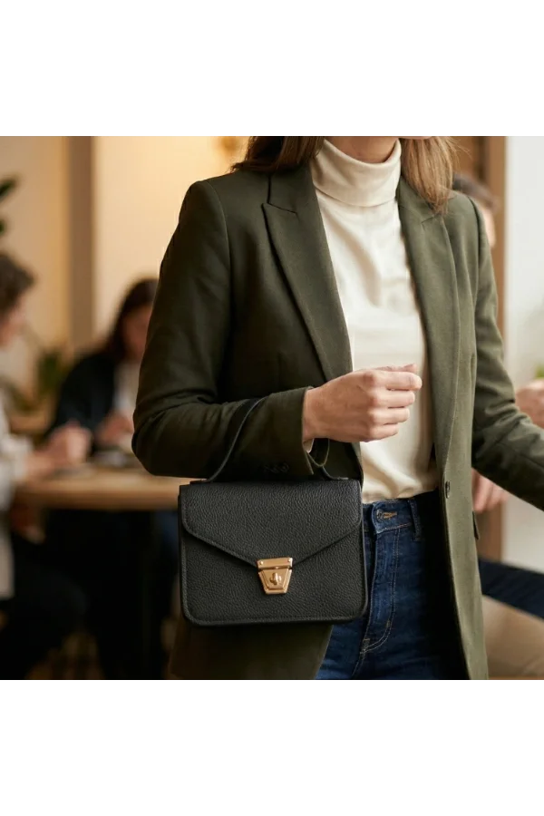 Siyah Kutu El Çantası