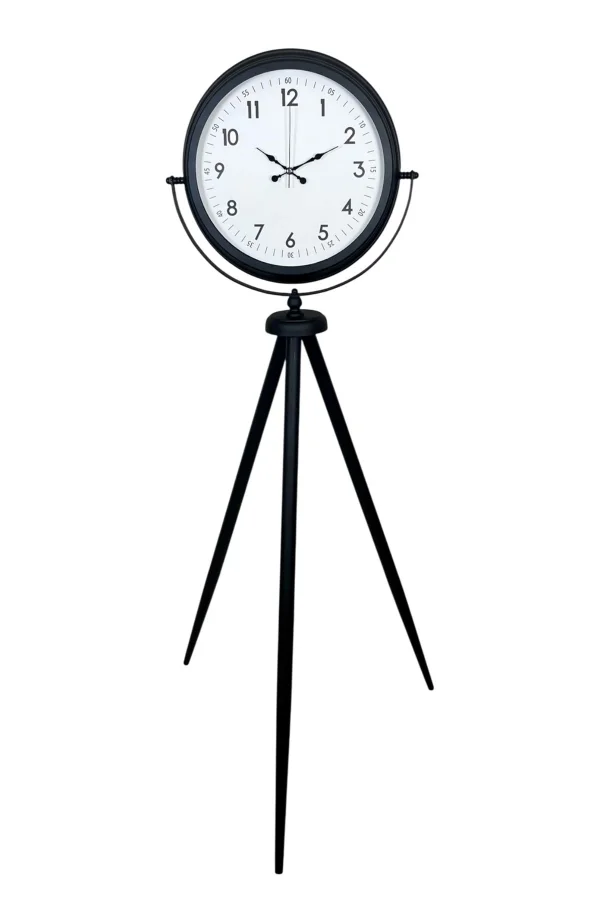 Siyah Standart Tripod Ayaklı Saat