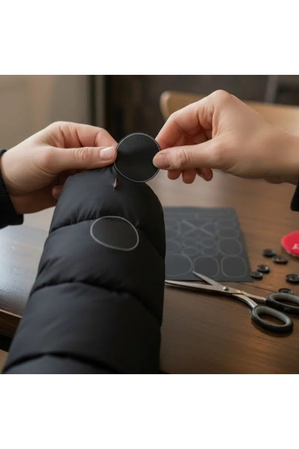 Siyah Yapışkanlı Yama Tamir Bantları