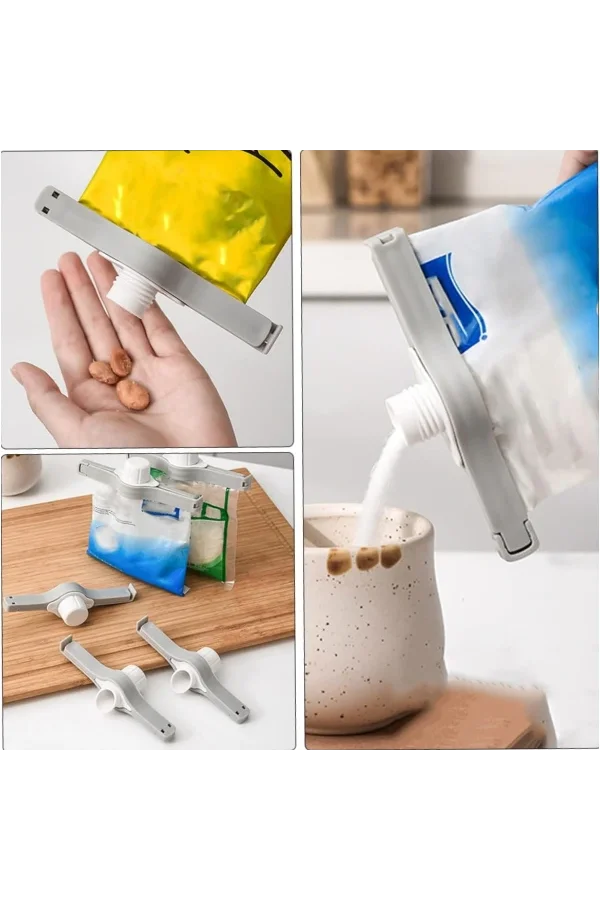 Sızdırmaz Gıda Saklama Klipsi