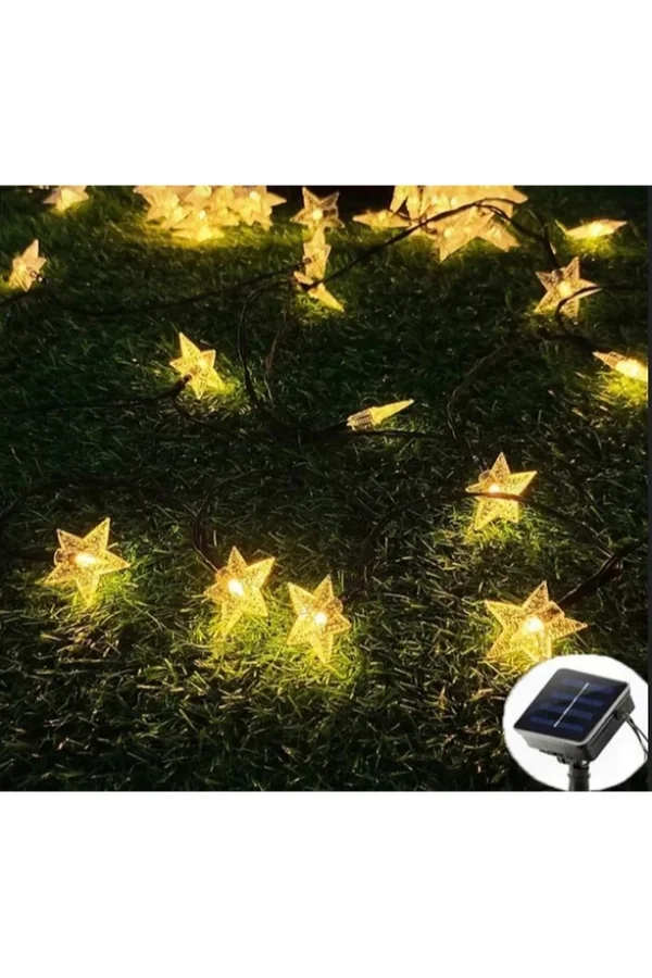 Solar 8 Fonksiyonlu 7 Metre 30 Yıldız LED