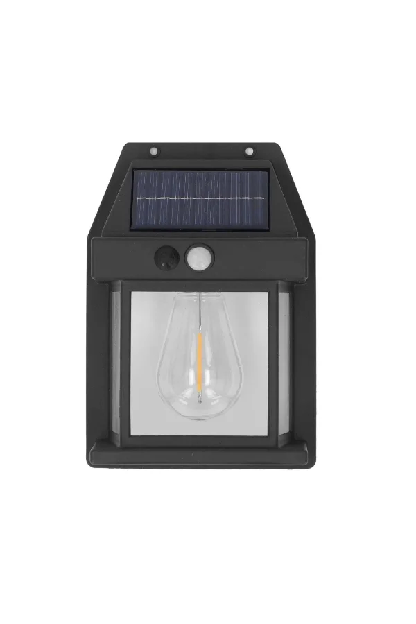 Solar Rustik Ampullü Duvar Lambası - Gün Işığı