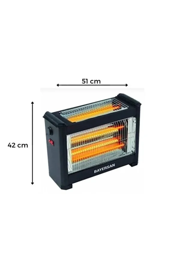 Şömine Tipi Isıtıcı Soba 1800W