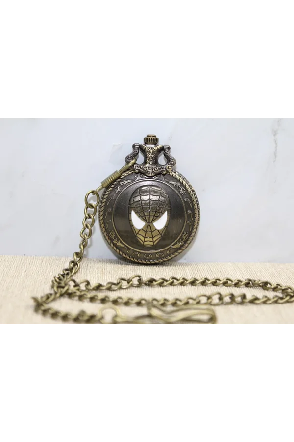 Spiderman Tasarımlı Köstekli Saat Model 2