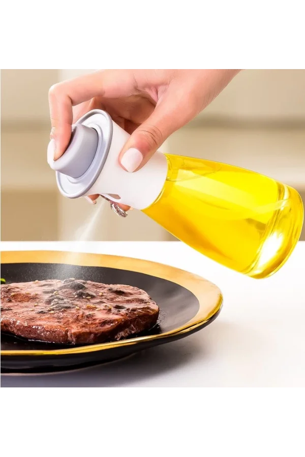 Spreyli Cam Yağ Sirke Şişesi