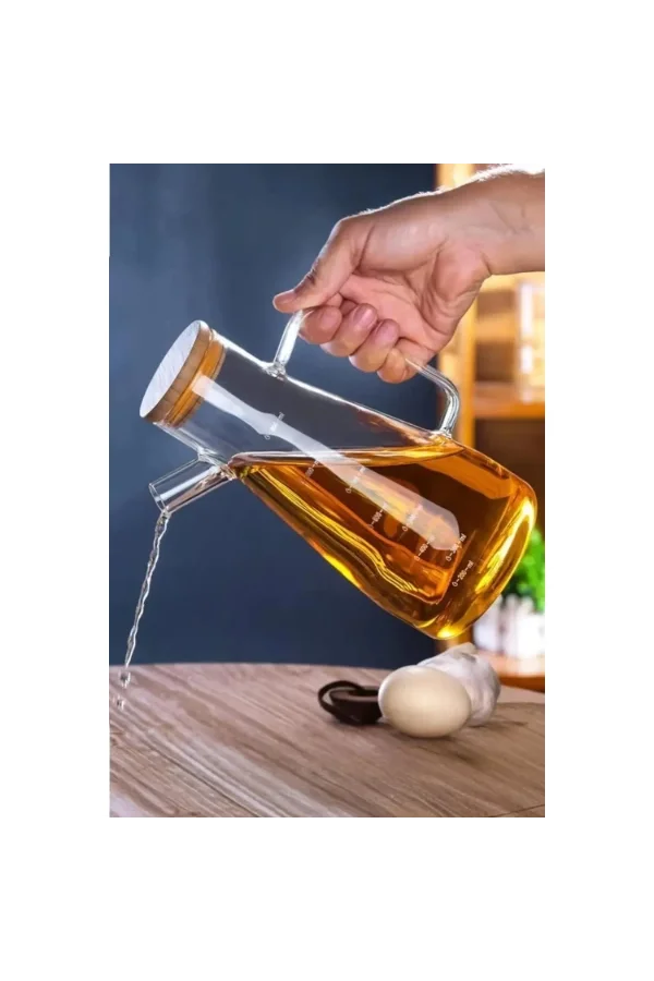 Standlı 2li Cam Yağdanlık