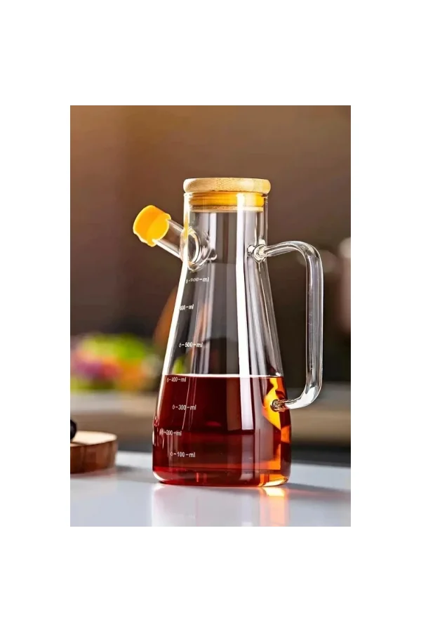 Standlı 2li Cam Yağdanlık