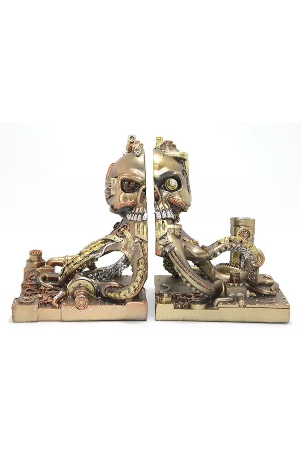 Steampunk Polyester Ahtapot Kitap Stoperi