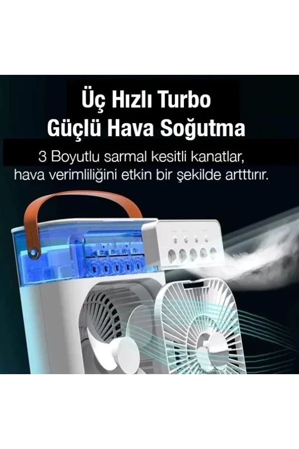 Su Hazneli Masa Vantilatörü