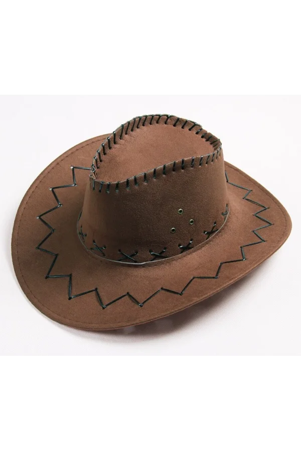 Süet Kovboy Şapkası Çocuk