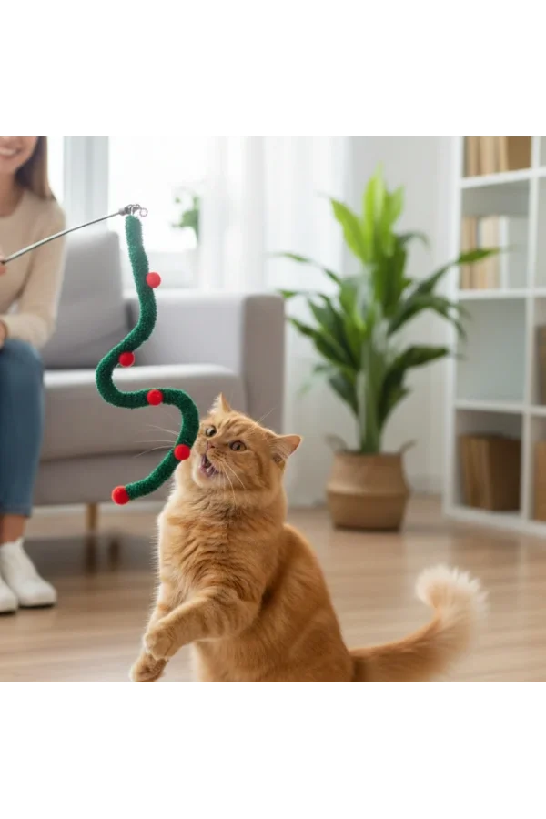 Süs Tasarımlı Kedi Oltası