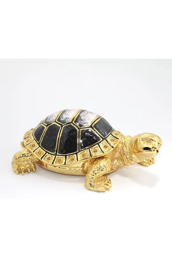 Swarovski Taşlı Kaplumbağa Figürü Model 2