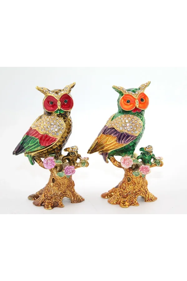 Swarovski Taşlı Tekli Baykuş