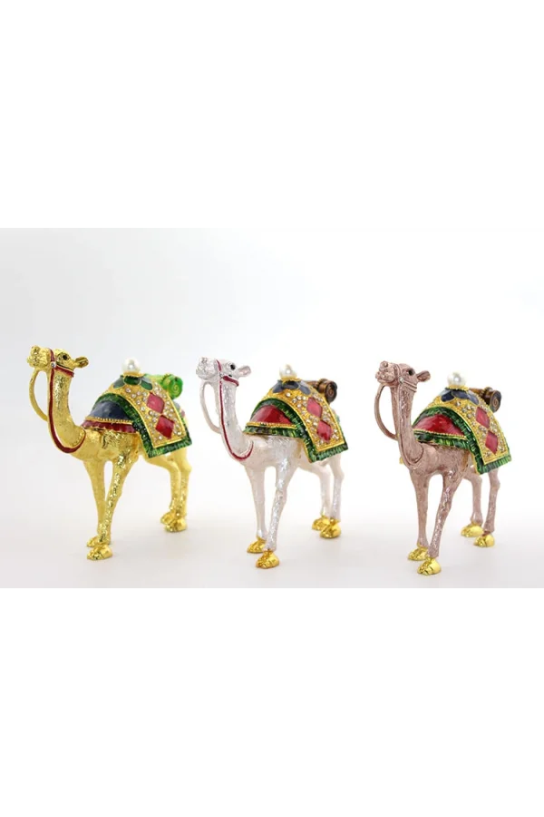 Swarovski Taşlı Tekli Deve Figürü Model 7
