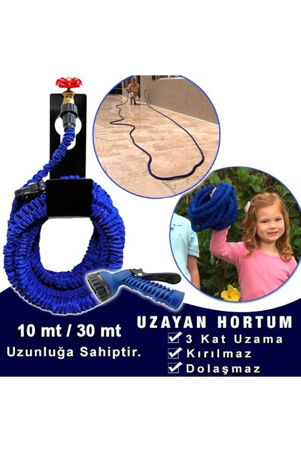 Tabancalı Uzayan Hortum 30 Metre