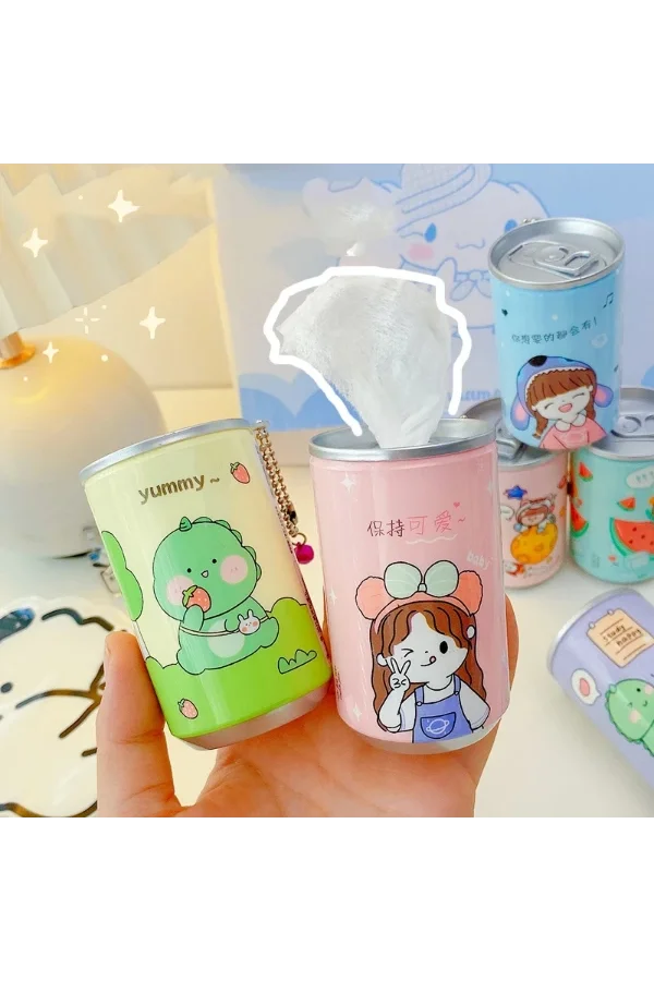 Taşınabilir Konserve Islak Mendil