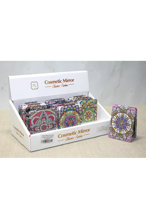 Taşlı El Aynası Dikdörtgen İnce Model 1