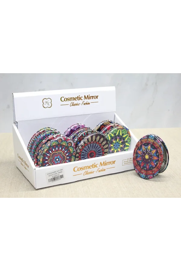 Taşlı El Aynası Oval İnce Model 4