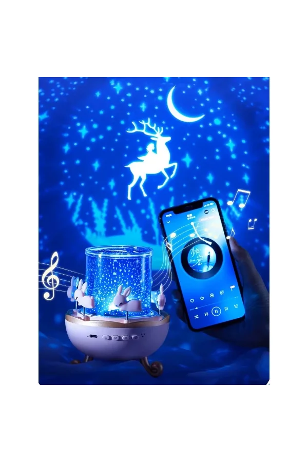 Tavşan Atlıkarınca Multifonksiyon Projektör