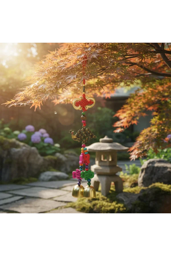 Tavuskuşu Renkli Rüzgar Çanı