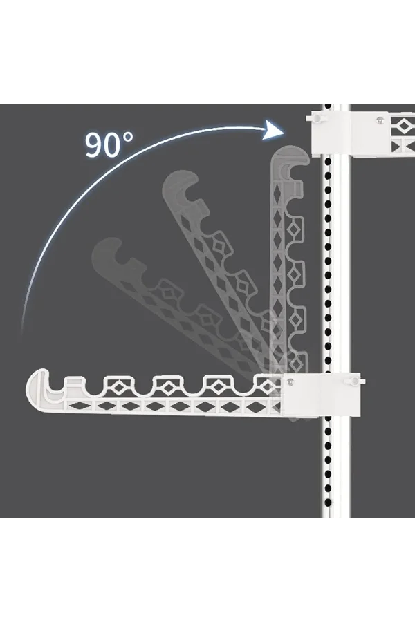 Teleskopik Giysi ve Çamaşır Askısı