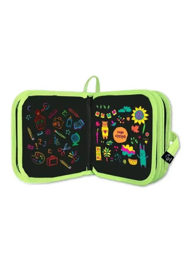 Temizlenebilir Renkli Çizim Defteri