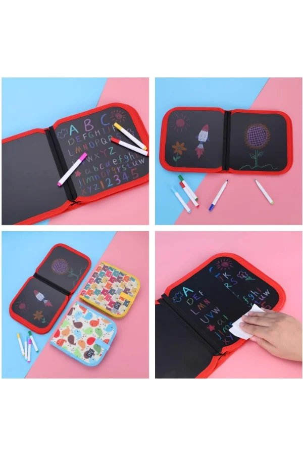 Temizlenebilir Renkli Çizim Defteri