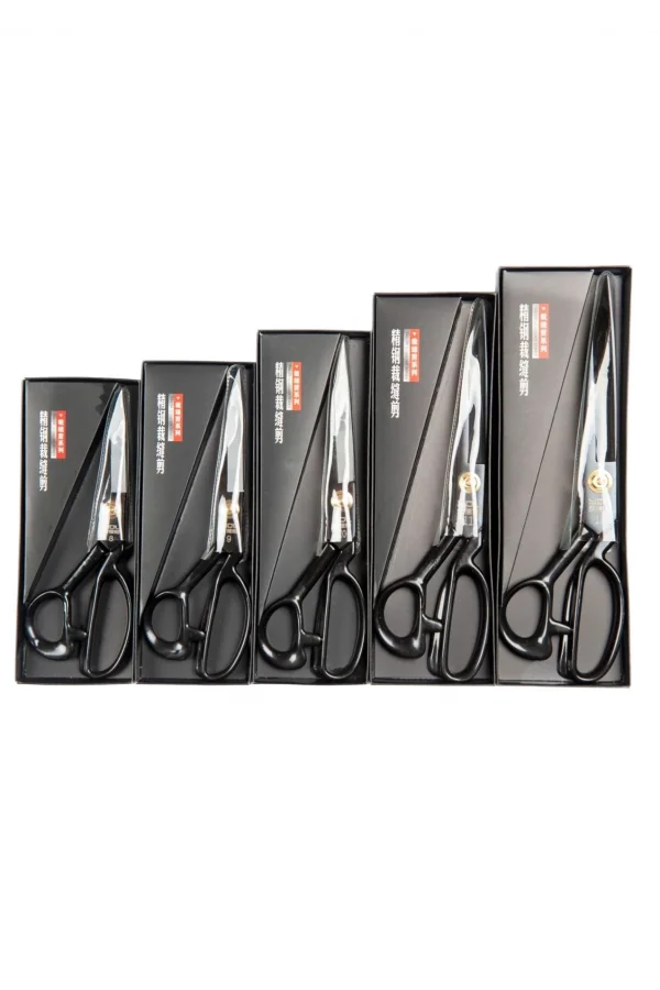 Terzi Makası Siyah Metal Saplı 8 Numara