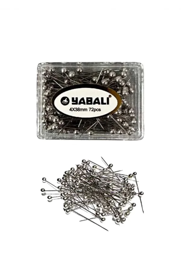 Toplu İğne Gümüş 72li 4x38 mm