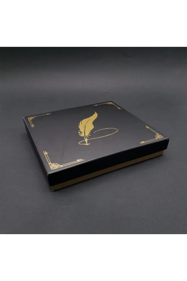 Tüylü Kalem Tasarımlı Hediye Kutusu