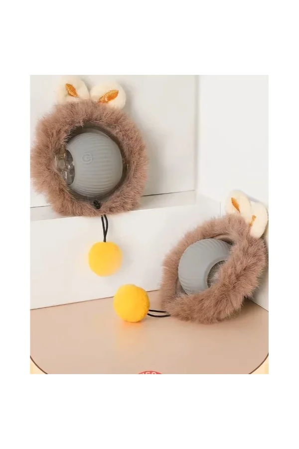 Tüylü Şarjlı Kedi Oyuncağı