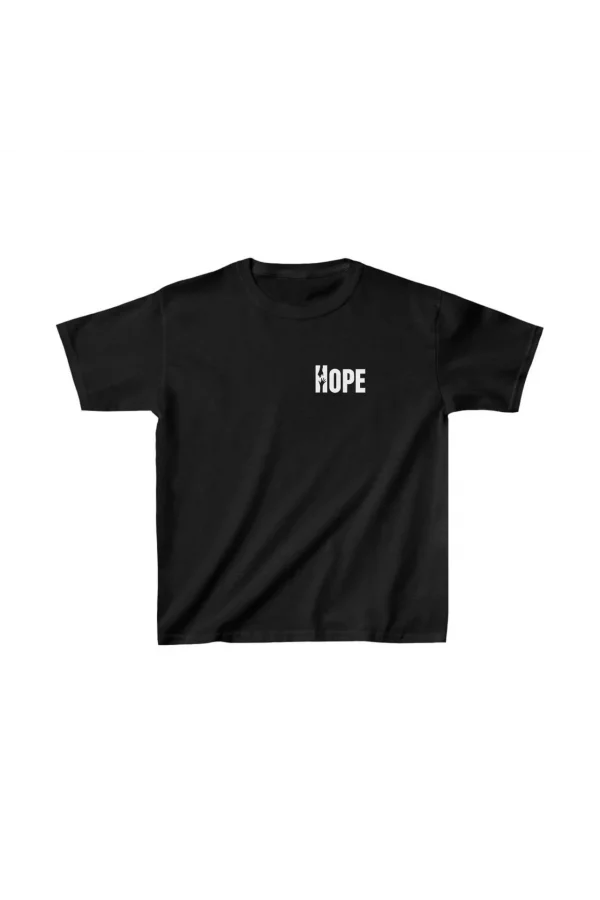 Unisex Çocuk Baskılı T-Shirt - Siyah