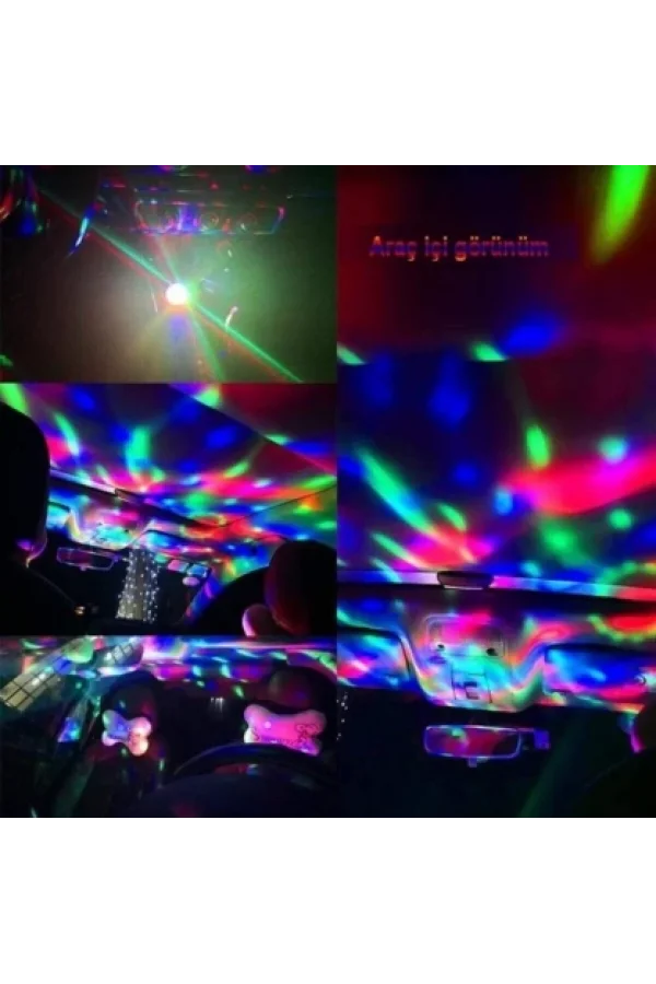 Usb Girişli Sese Duyarlı Disko Topu