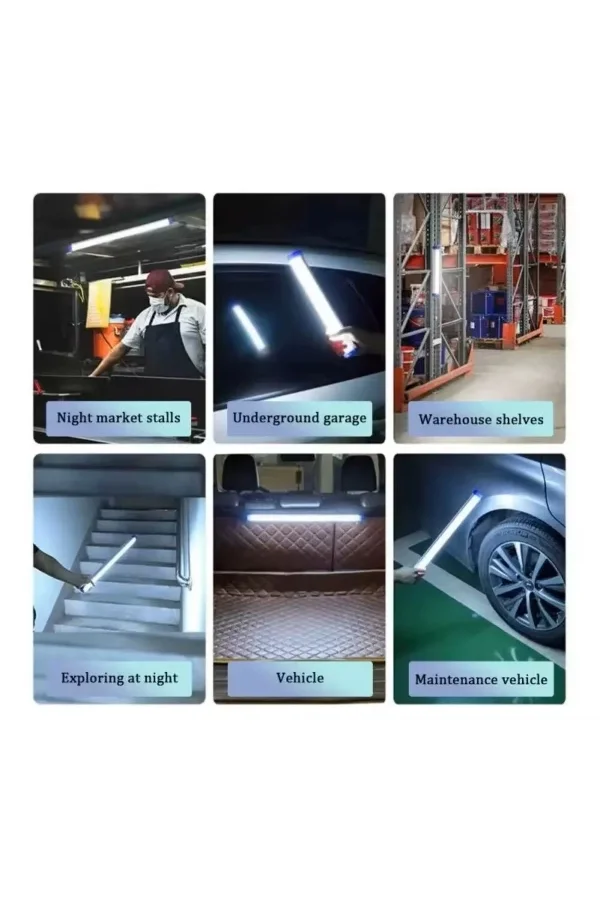 USB Şarjlı LED Aydınlatma Işıldak 3 Farklı Işık Modu