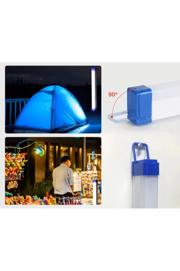 USB Şarjlı LED Aydınlatma Işıldak 3 Farklı Işık Modu