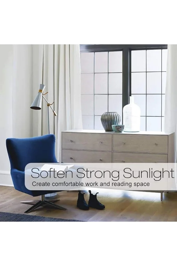 UV Engelleyici Buzlu Cam Filmi 3 Metre x 45 Cm.