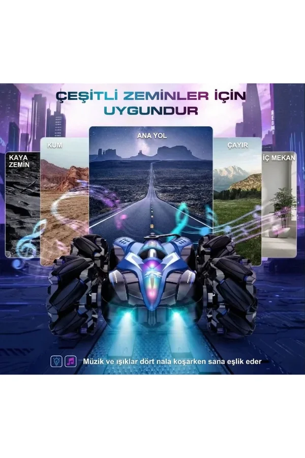 Uzaktan Kumandalı Akrobat Araba