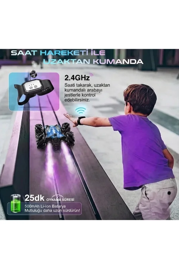 Uzaktan Kumandalı Akrobat Araba